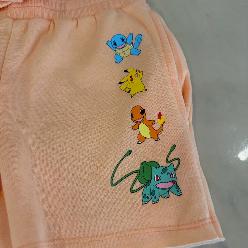 Pokémon Girls Graphic Sweat Shorts. - Picture 2 of 7